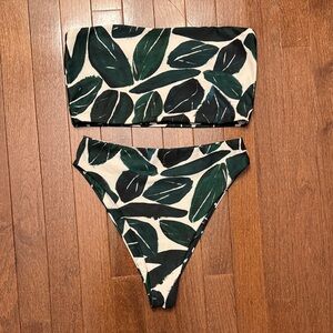 STN FX SWM Leaf Print Bikini Set